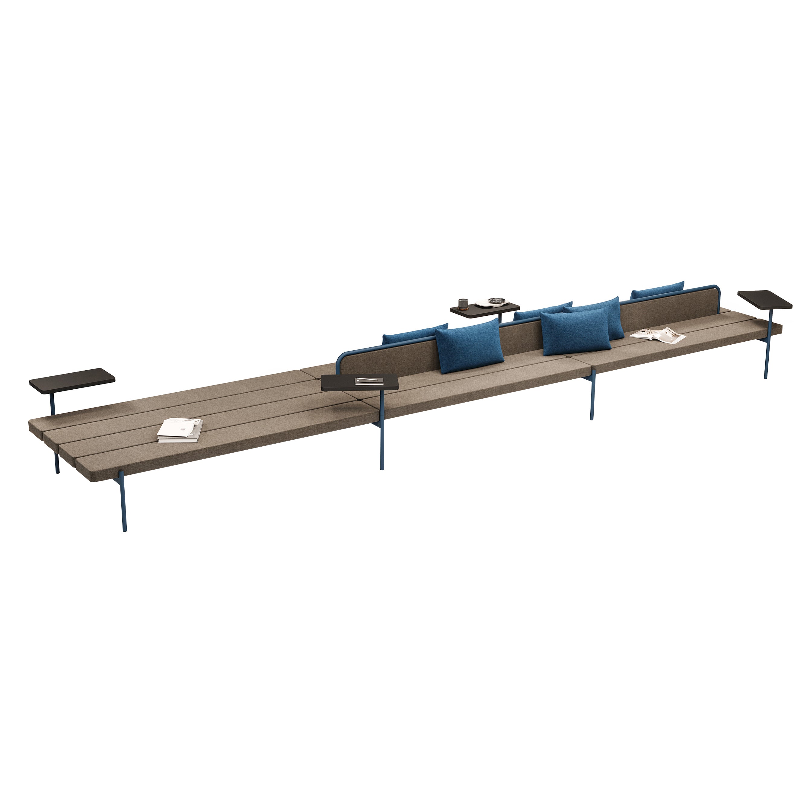 Island Modular Bench: Configuration 4