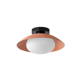 Arundel Mushroom Surface Mount: Peach + Black + Hardwire