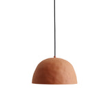 Dome Pendant: Terracotta + Peach + Black