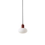 Mushroom Pendant: Oxide Red