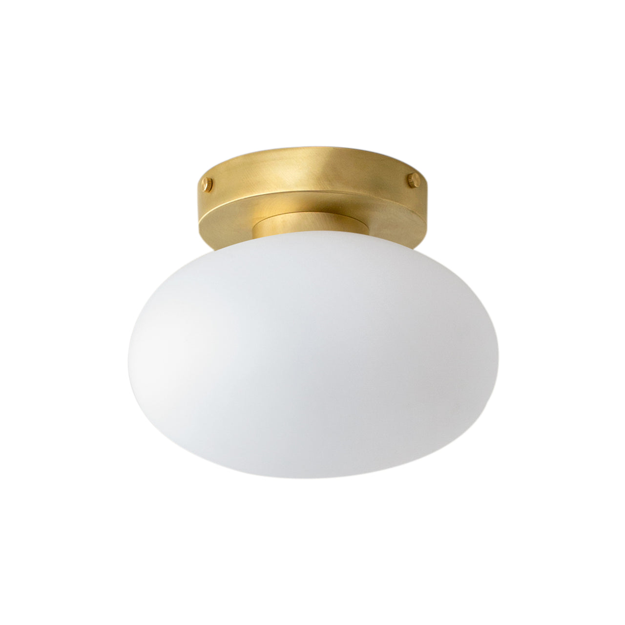 Mushroom Surface Mount: Outdoor + Brass