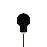 Fixed Down Sconce: Plug-in + Black