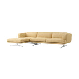 Inland Sofa: AV42 + Polished Aluminum