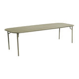 Week-End Rectangular Dining Table: 
 Jade Green