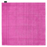 Kilt Square Rug: Light Fuchsia