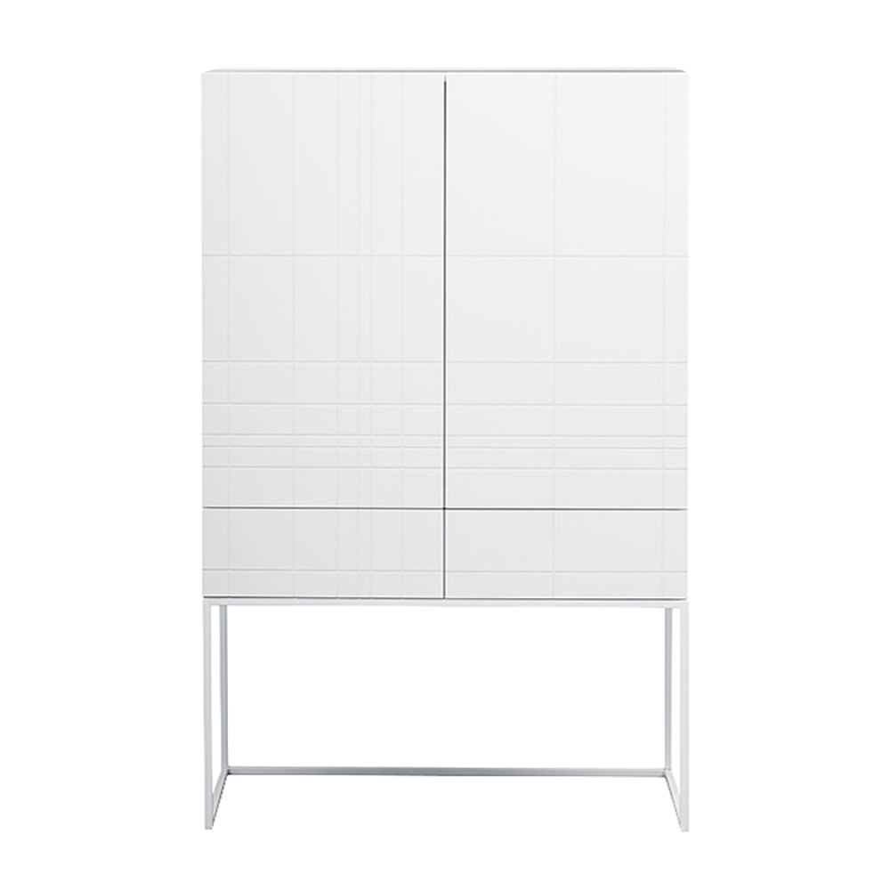 Kilt Light 90 Cabinet: White