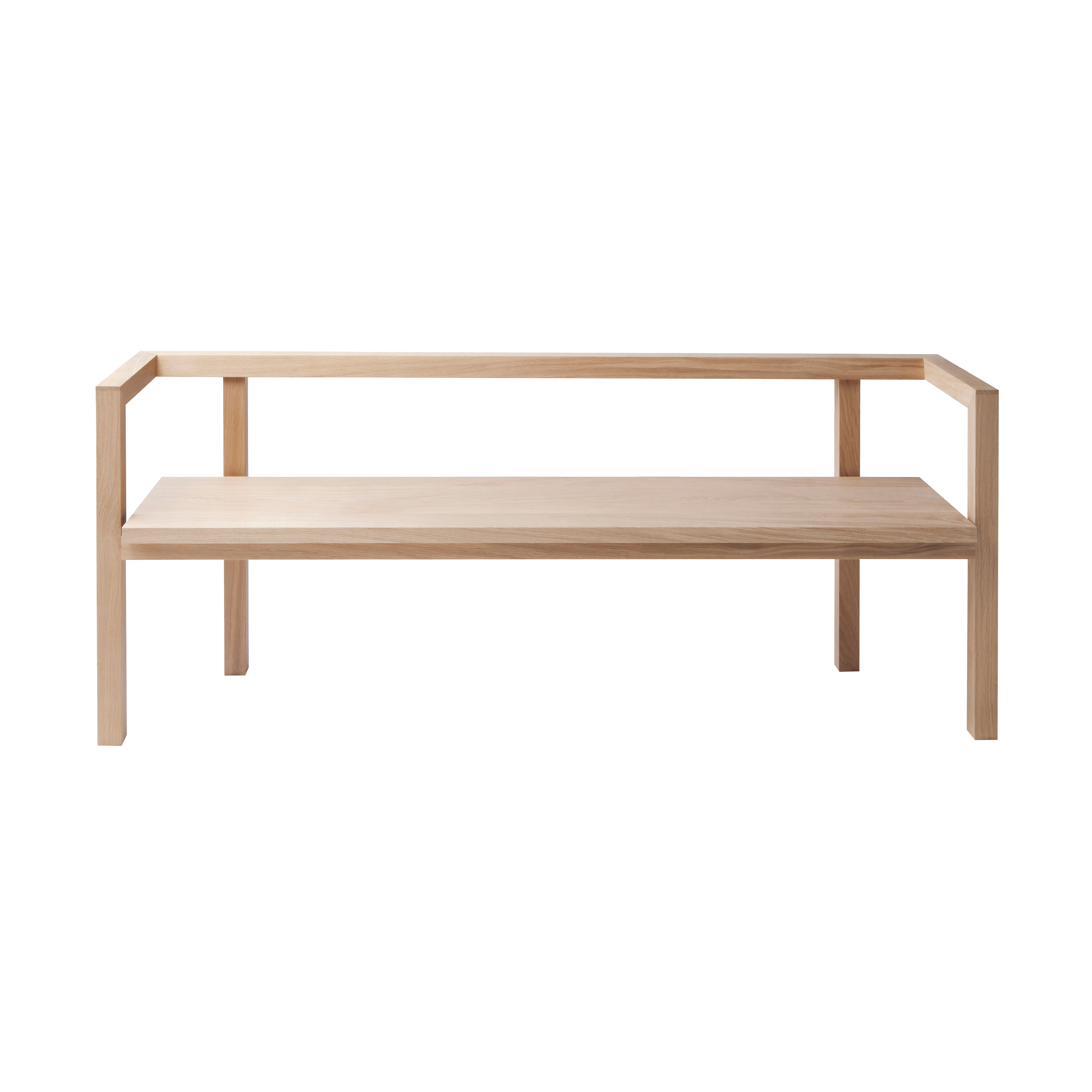 Konstruktio Bench: Oak + Without Seat Pad