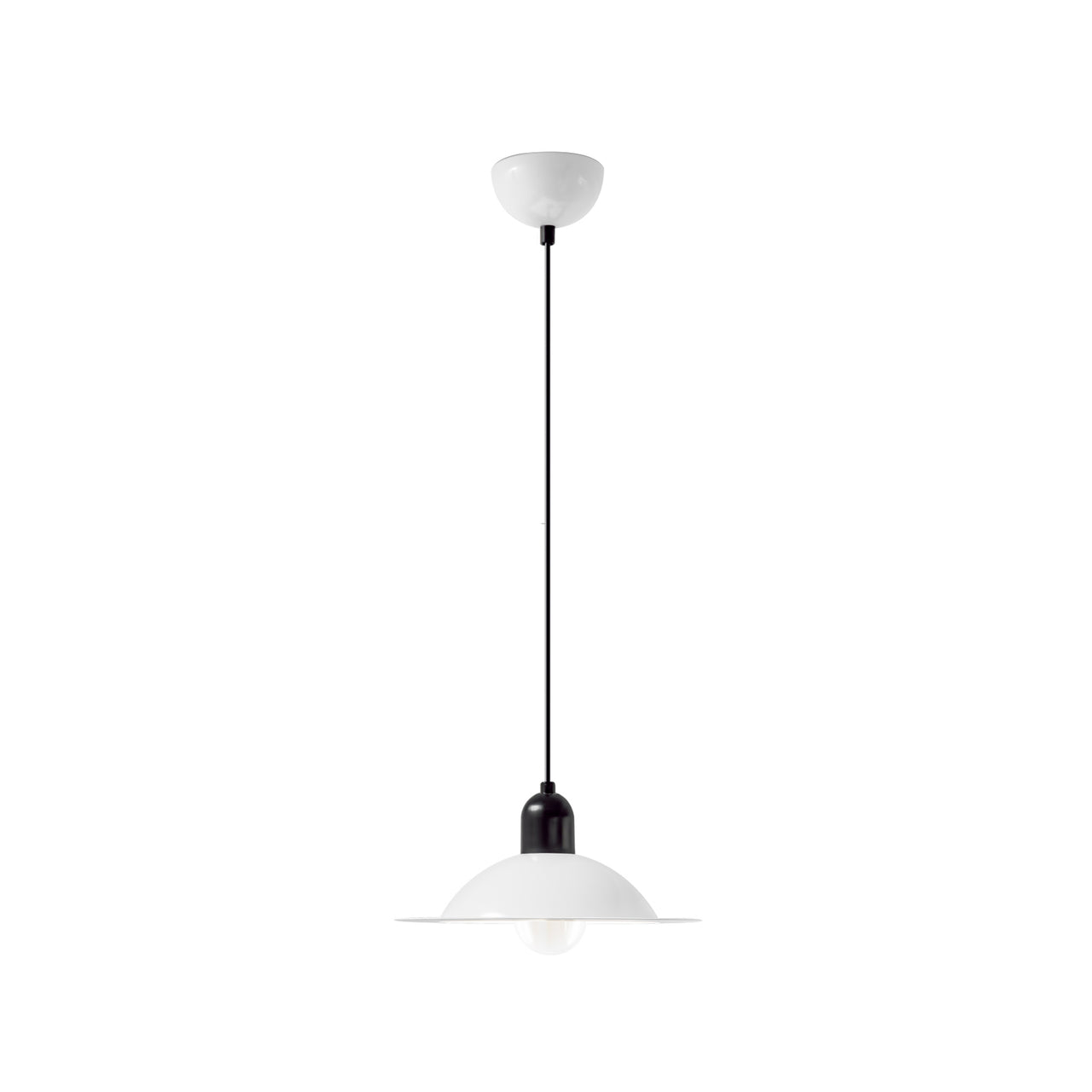 Lampiatta Pendant: White + Small - 11.1