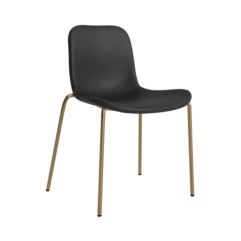 Langue Chair: Upholstered + Brass