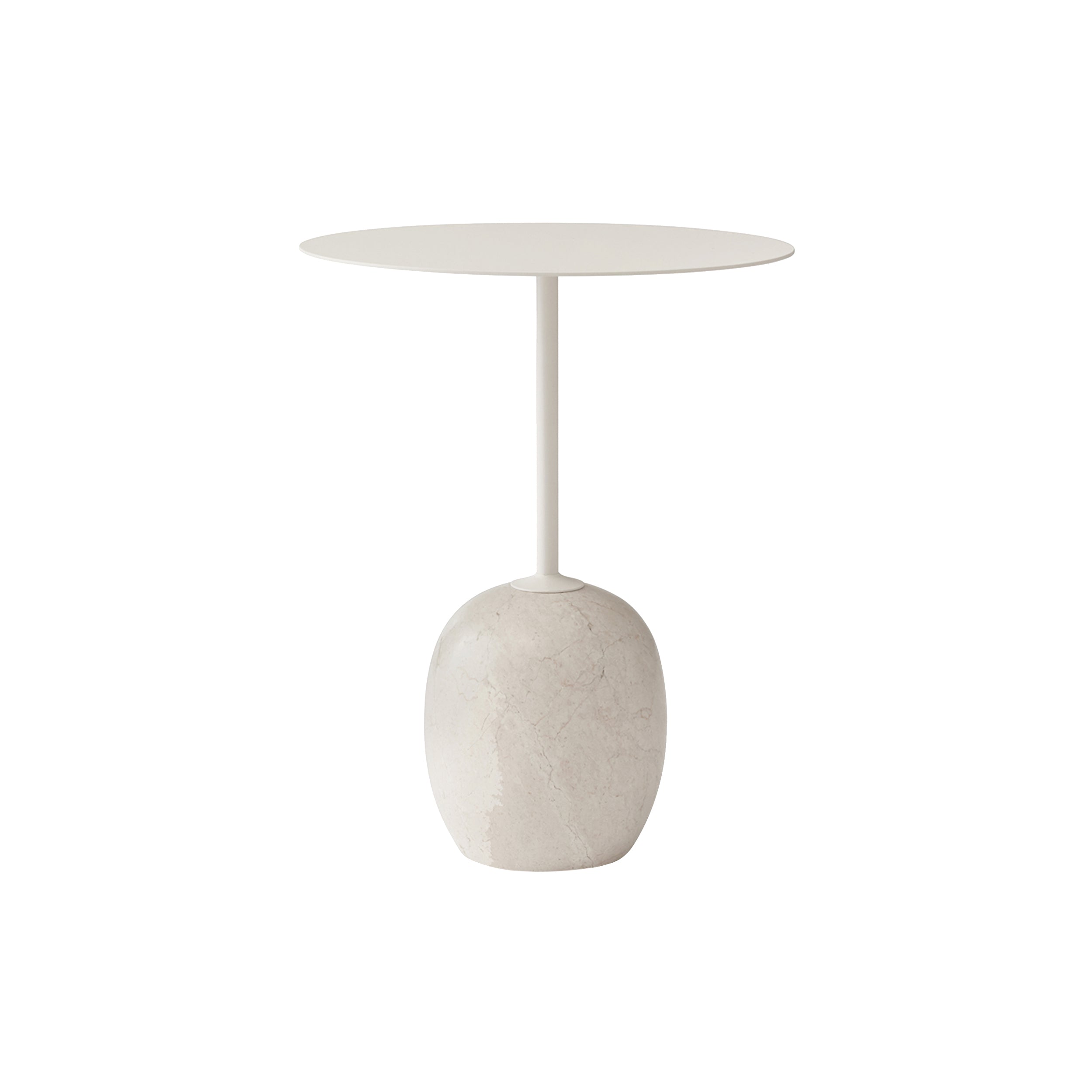 Lato Table LN8: Ivory White + Crema Diva Marble