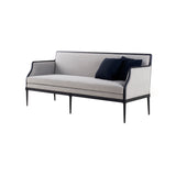 Laval Sofa: Black Oak