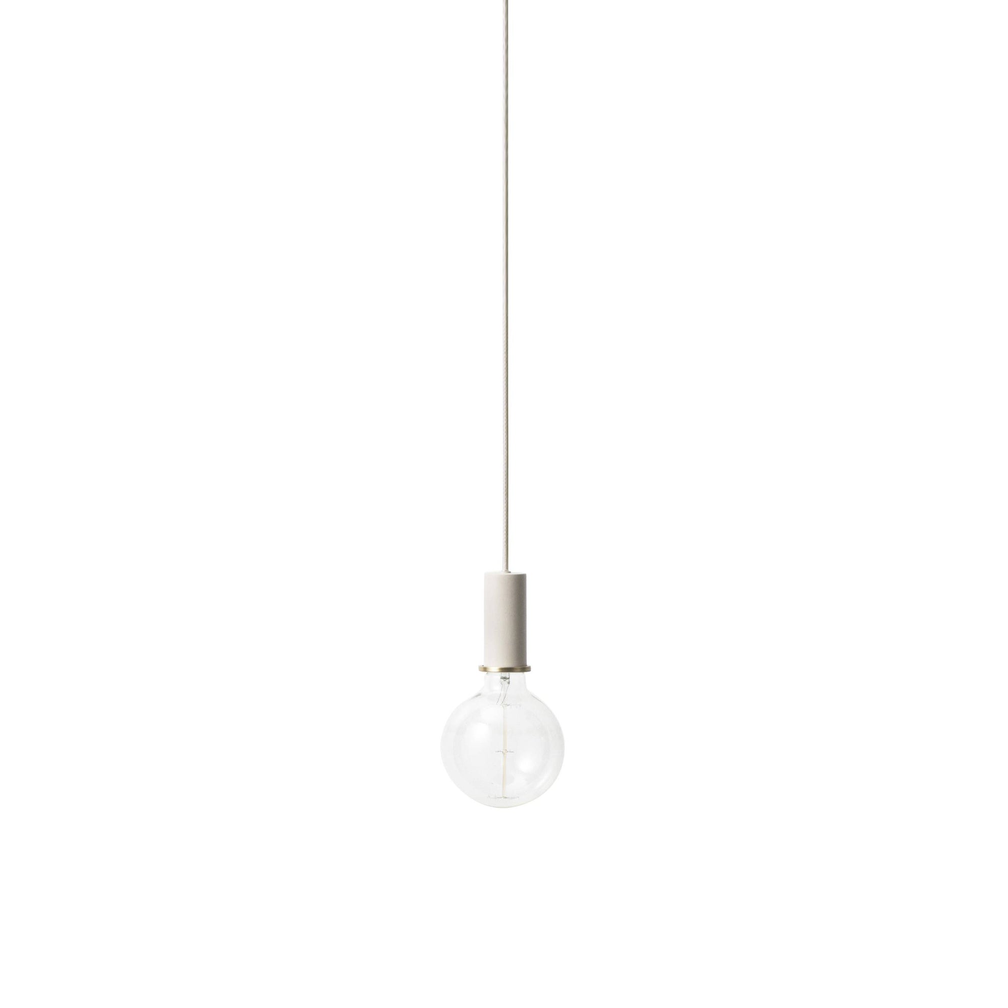 Collect Lighting: Pendant + Low + Light Grey