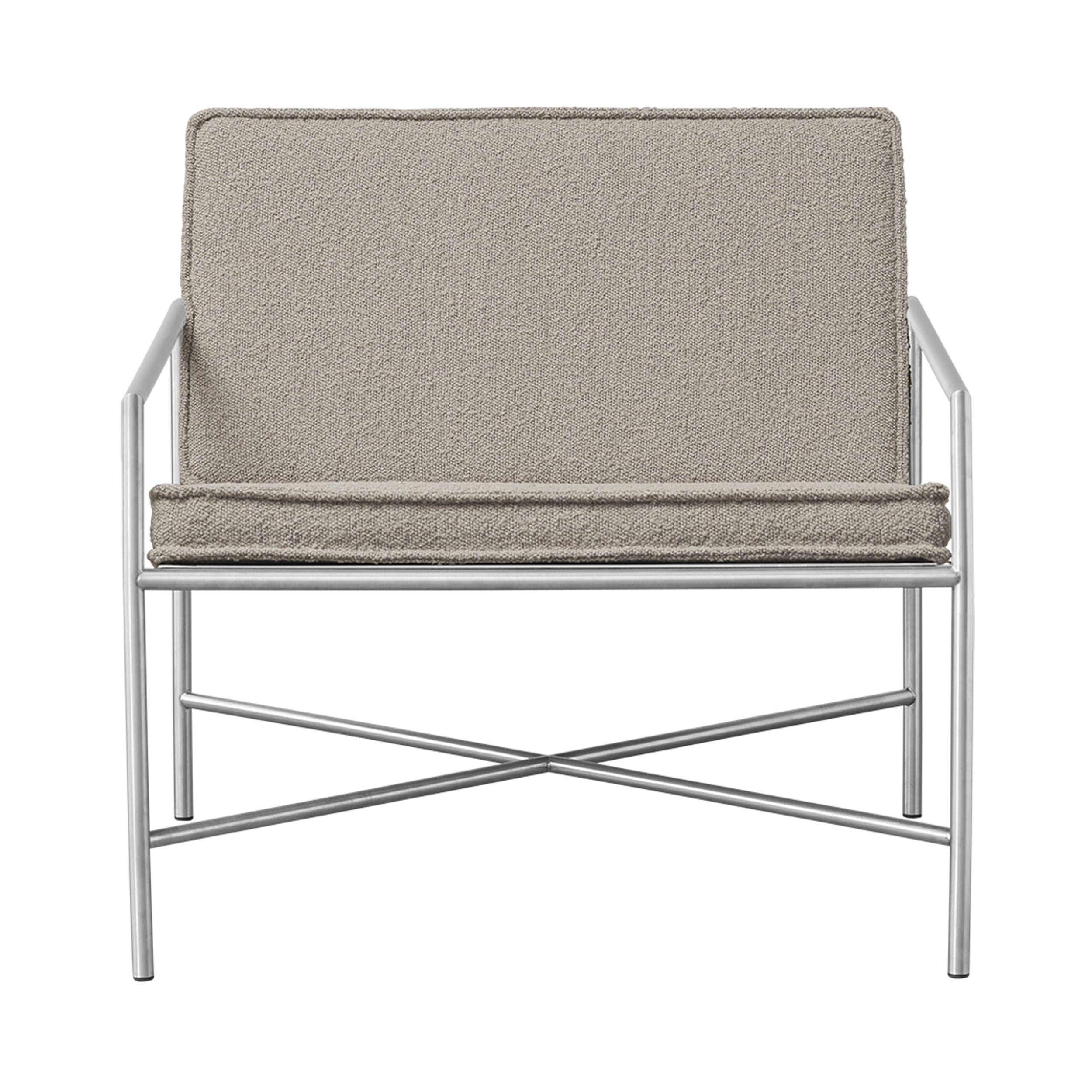 Lounge Chair: Stainless Steel