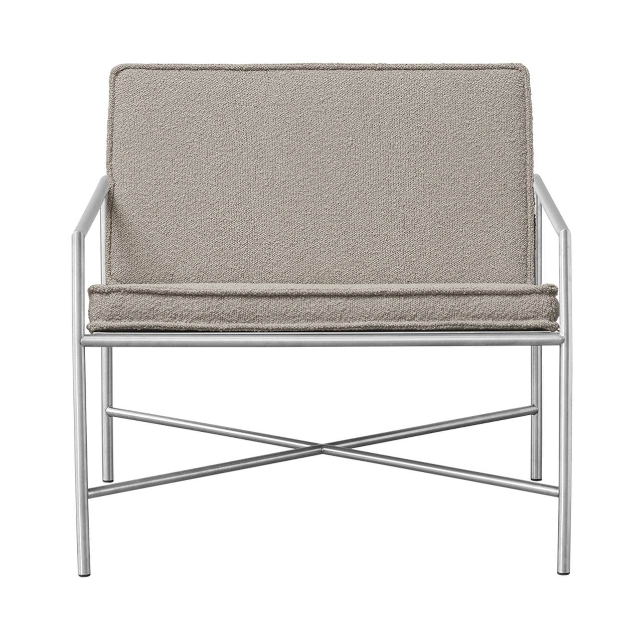 Lounge Chair: Stainless Steel