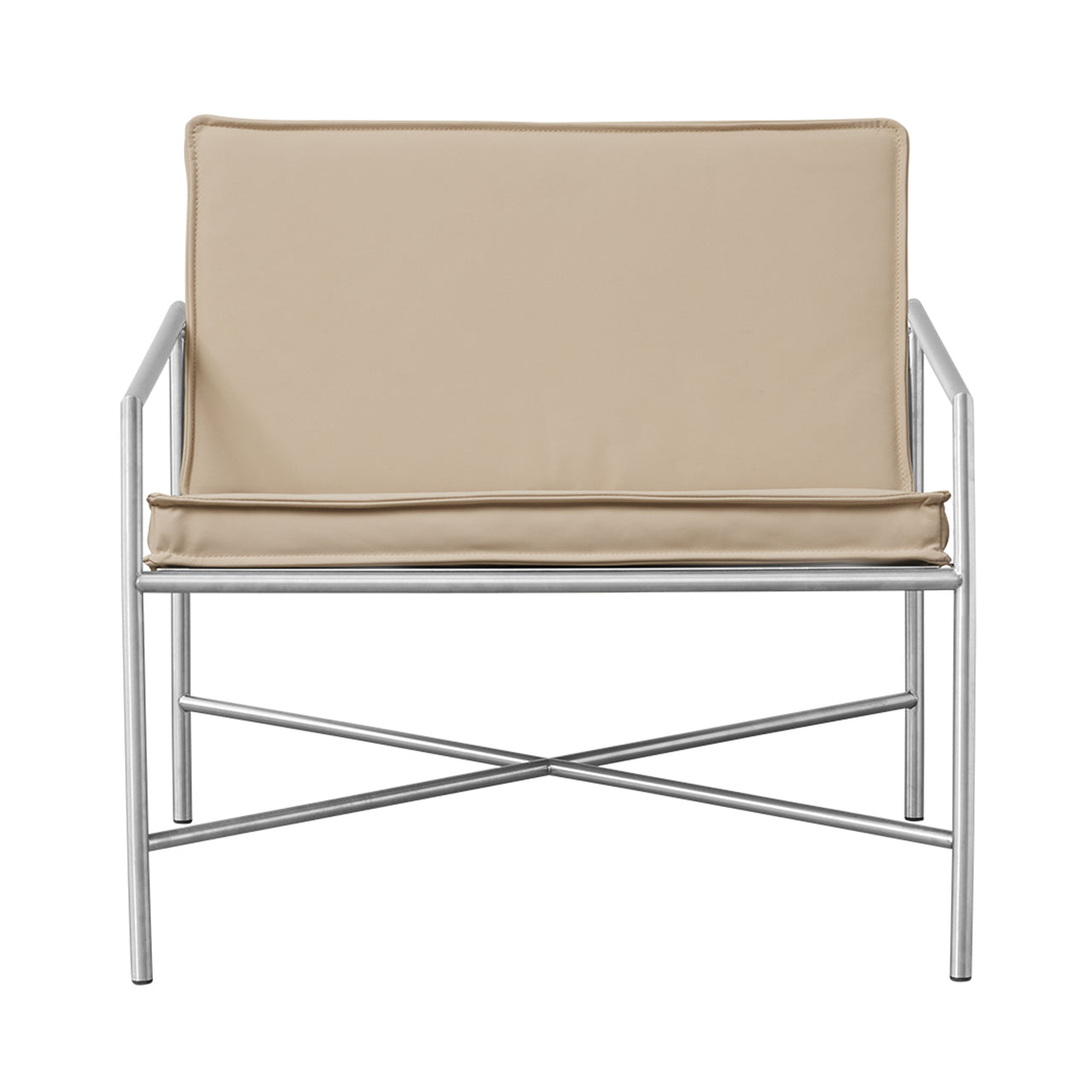 Lounge Chair: Stainless Steel