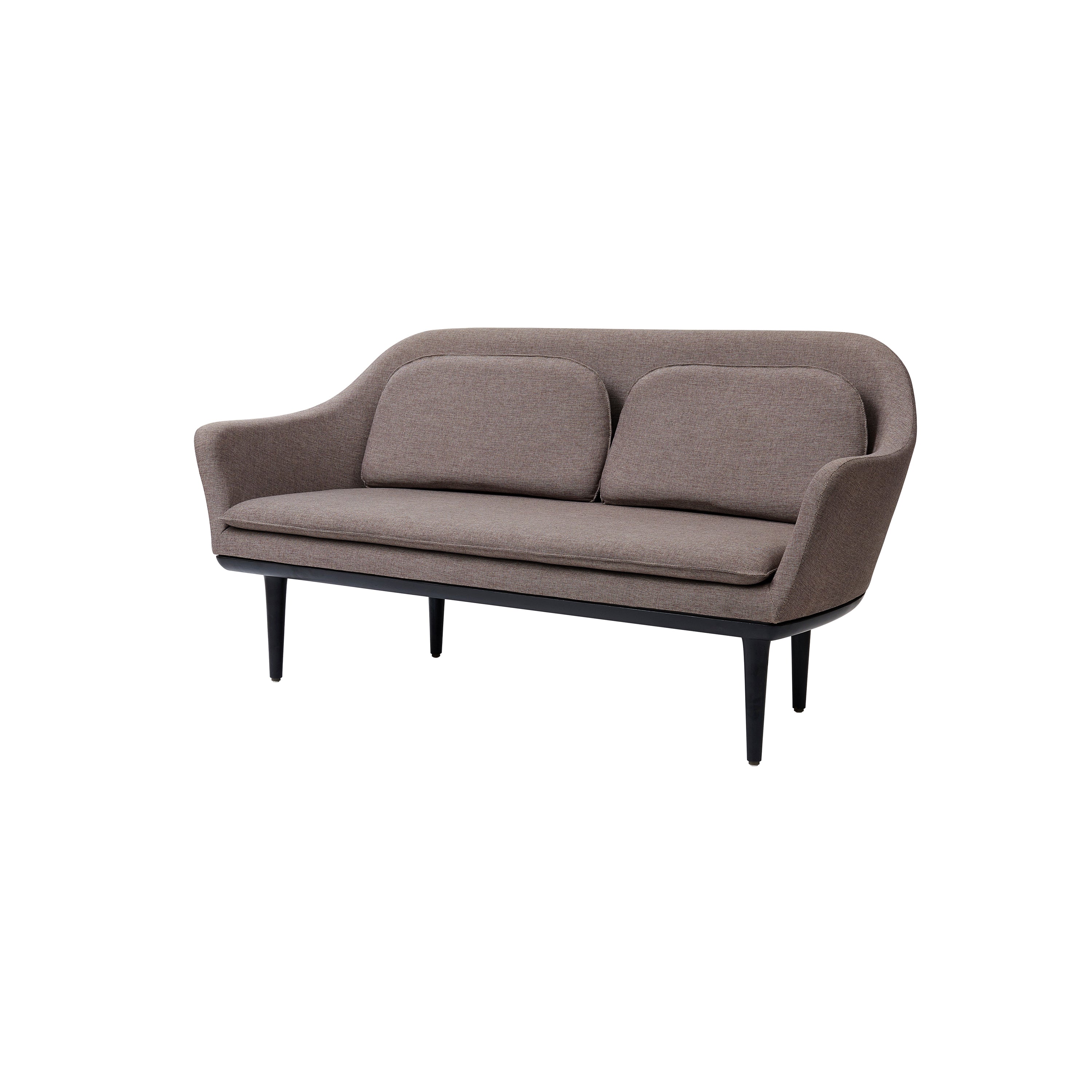 Lunar Sofa: Black Oak