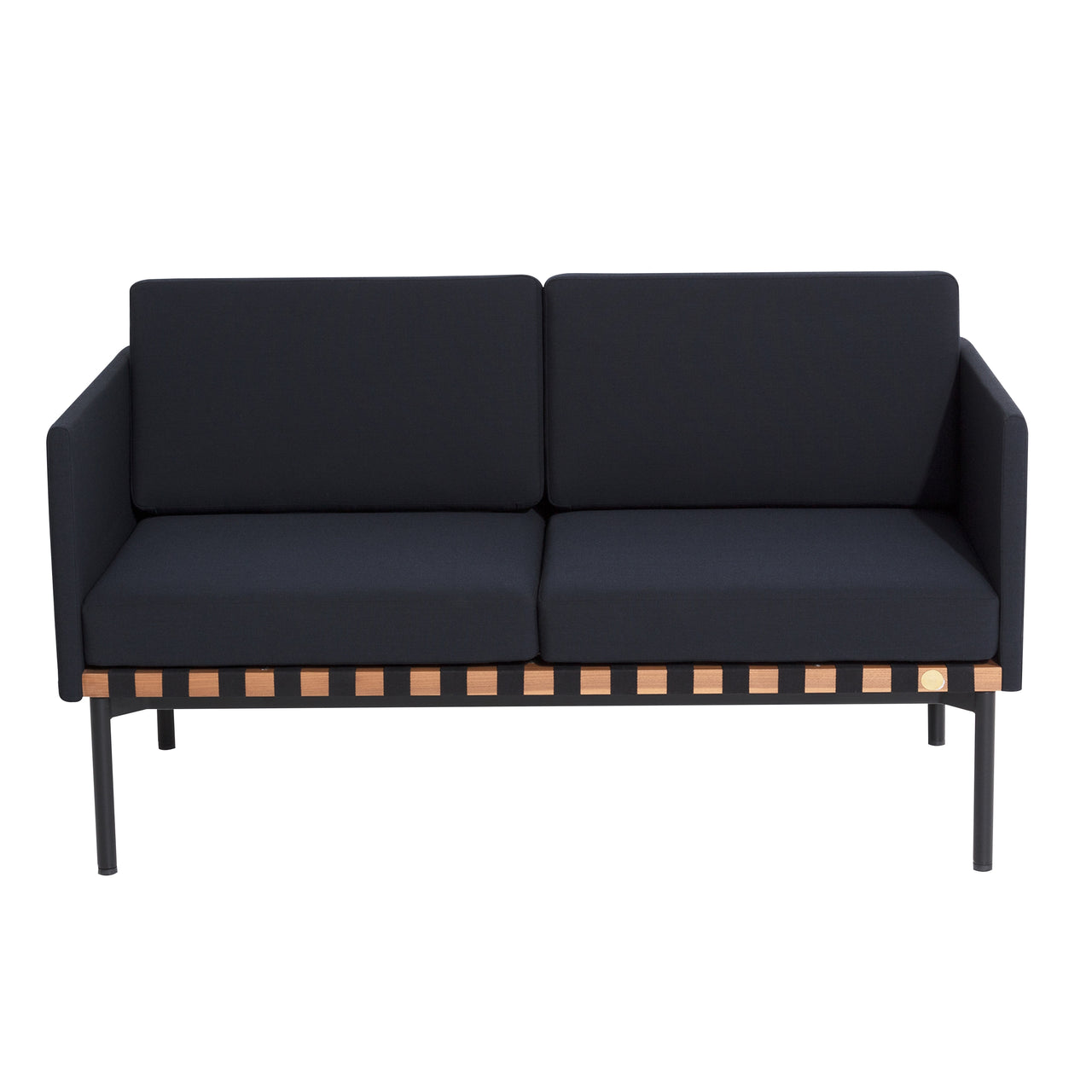 Grid 2 Seater Lounge Sofa: Without Armrest