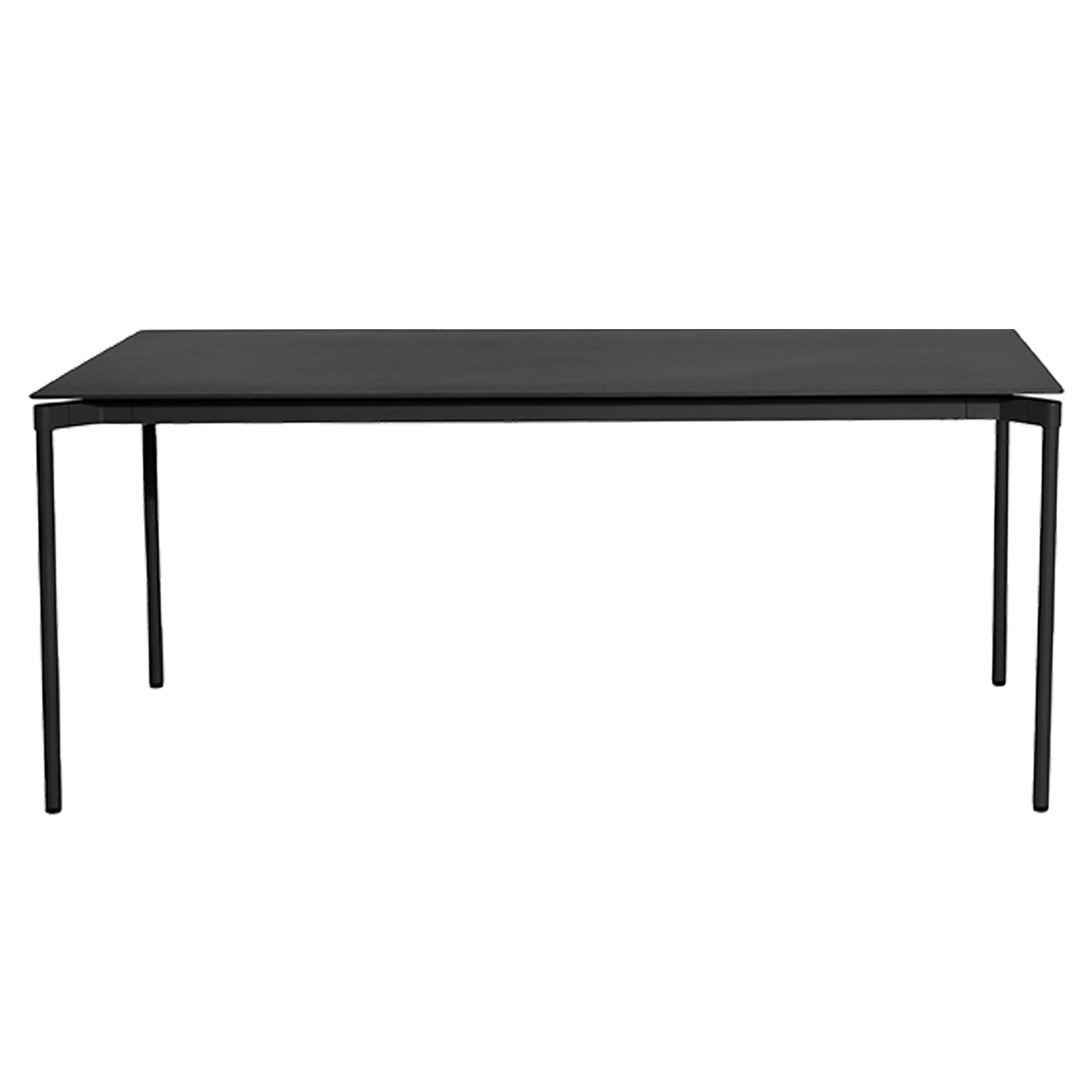 Fromme Outdoor Dining Table: Black