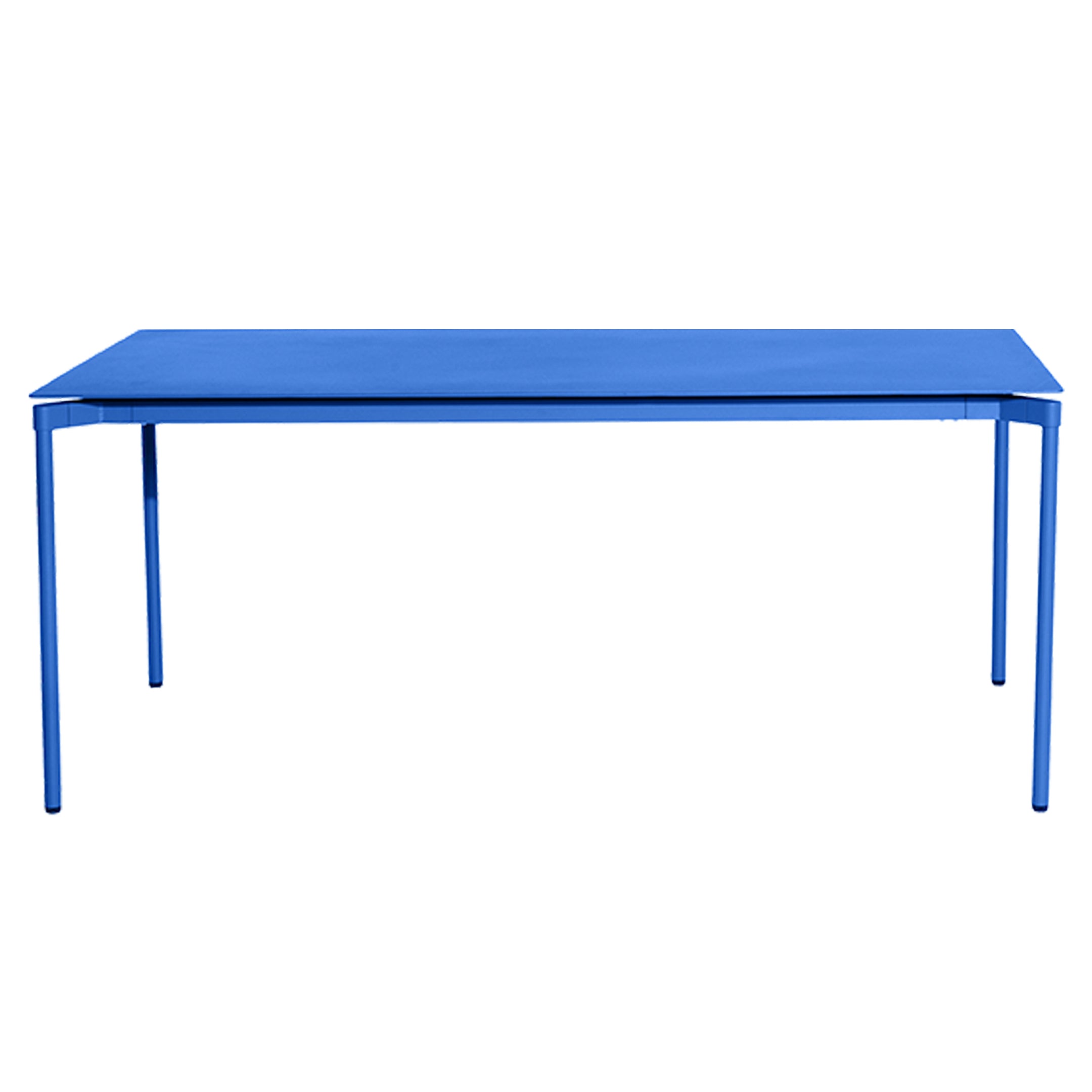 Fromme Outdoor Dining Table: Blue