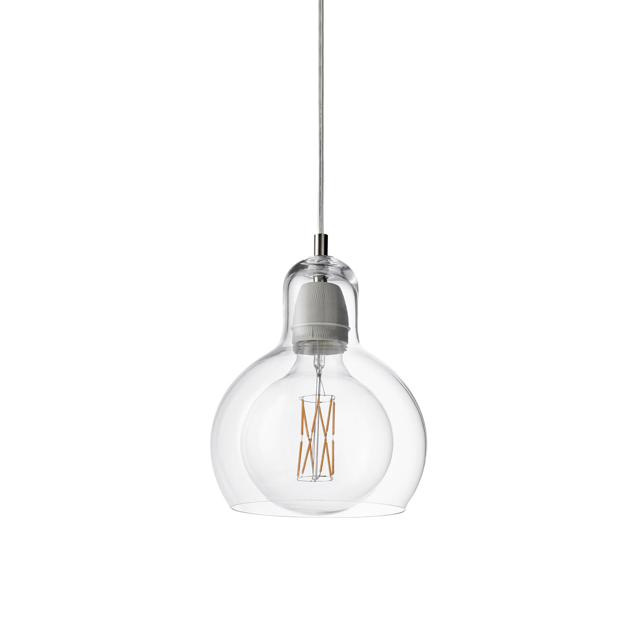 Mega Bulb SR2 Pendant Light: Clear + Clear