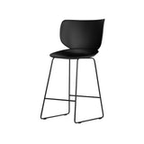 Hana Bar + Counter Stool: Set of 2 + Counter + Black