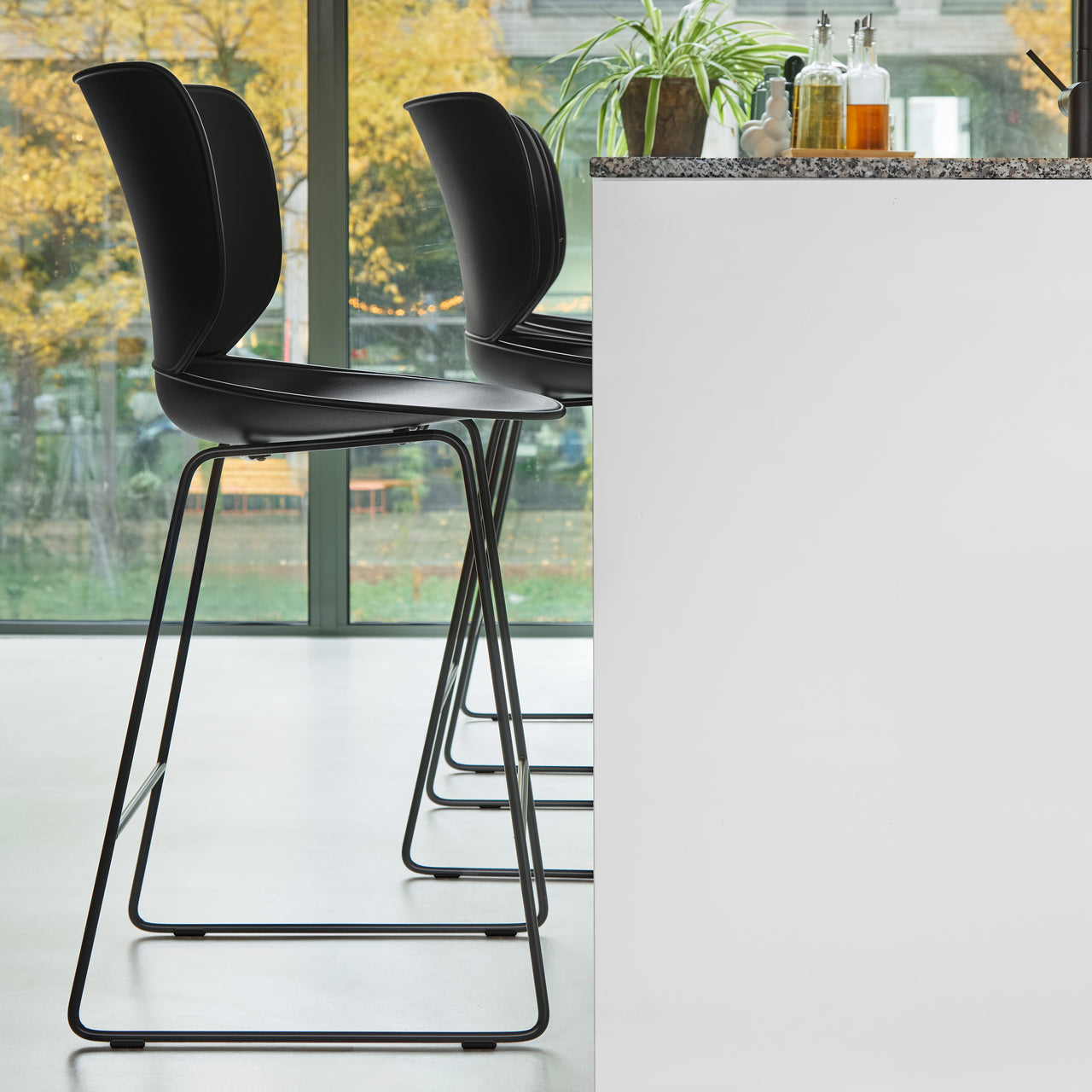 Hana Bar + Counter Stool: Set of 2