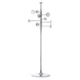 Trumpet Coat Stand: Polished Aluminum