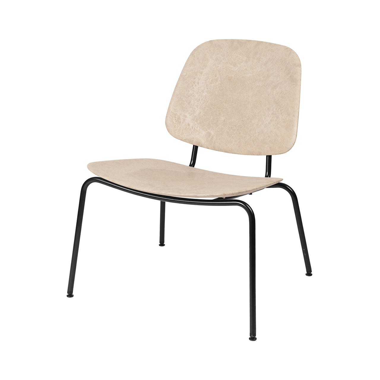 Compound Lounge Chair: Wood Wasted Grey