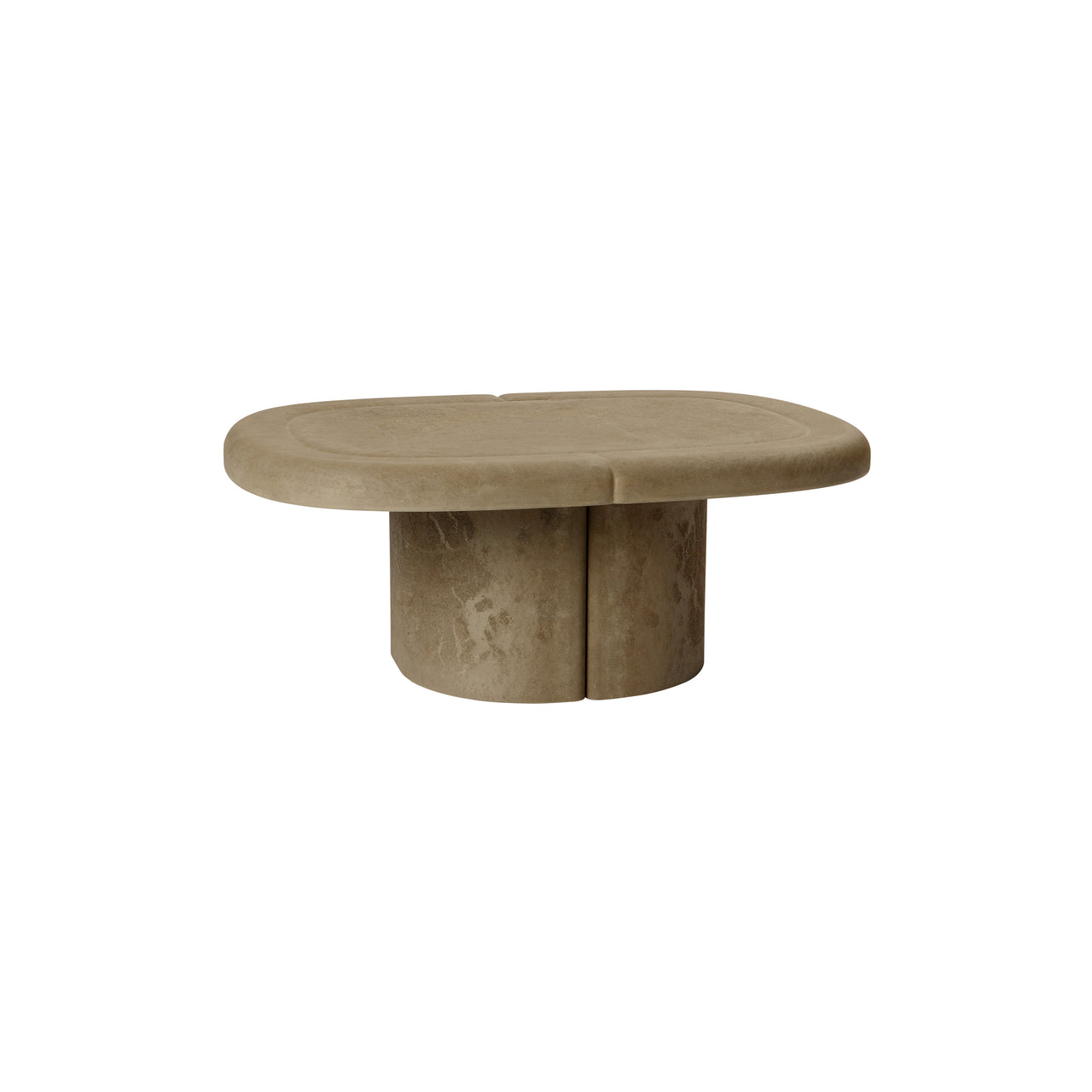 Alder Lounge Table: Earth Grey + Oval