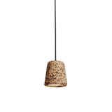 Material Pendant Light: Mixed Cork + Black