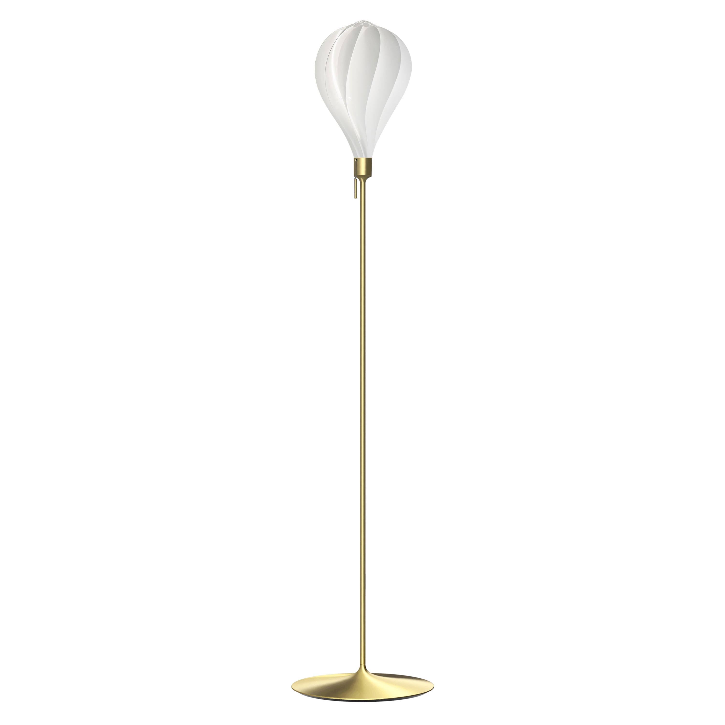 Alva Champagne Floor Lamp: Medium - 9.6