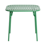 Week-End Square Dining Table with Slats: Mint Green