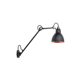 Lampe Gras N° 122 Wall Lamp: Black Copper + Without Switch