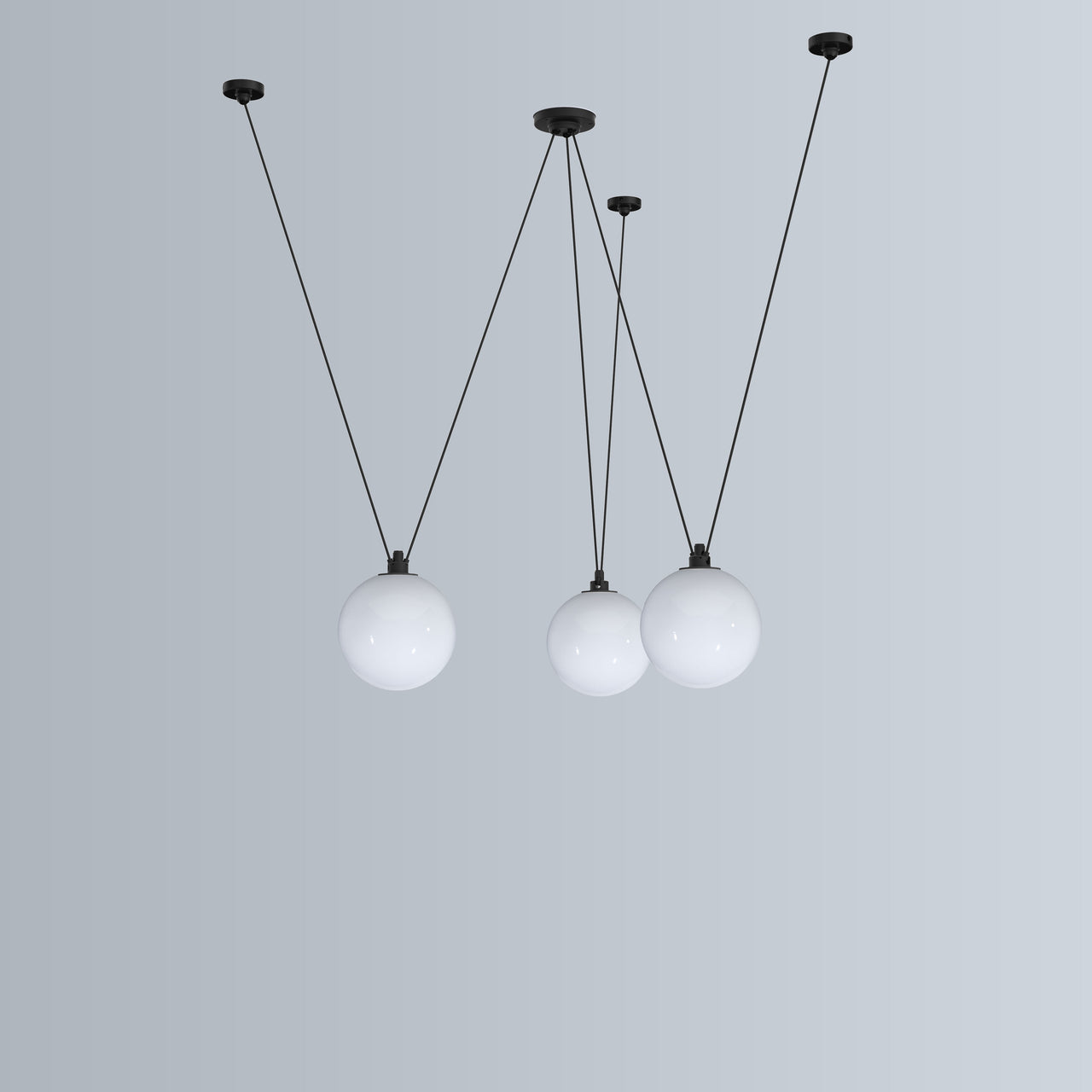 Les Acrobates N ° 325 Pendant Lamp: Glassball