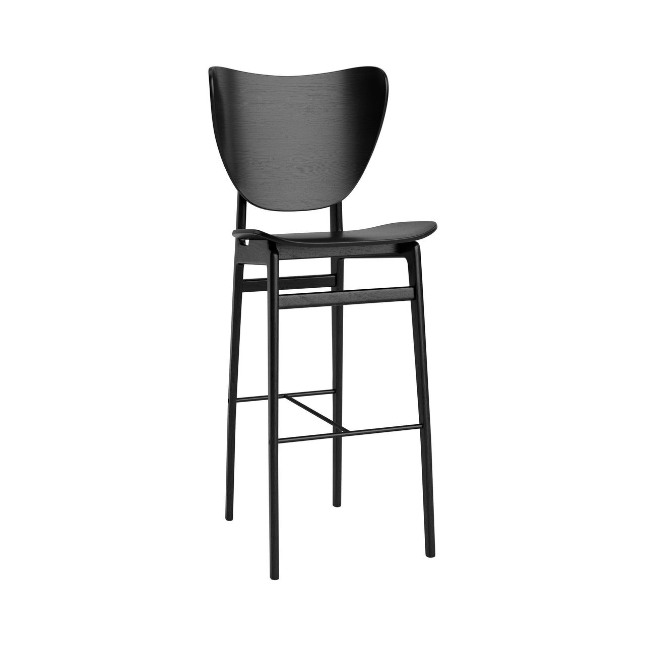 Elephant Bar + Counter Chair: Bar + Black Oak