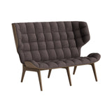 Mammoth Sofa: Front Upholstered + Light Smoked Oak