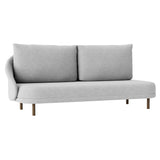 New Wave Open Ended: Upholstered + Right + Light Smoked Oak