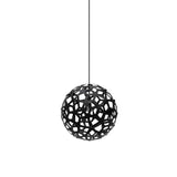 Coral Pendant Light: Extra Small + Black + Black