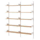 New Works Library Shelf: Oak + White