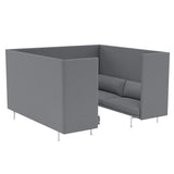 Outline Highback Cabin 3-Seater: Large + Low + Aluminum