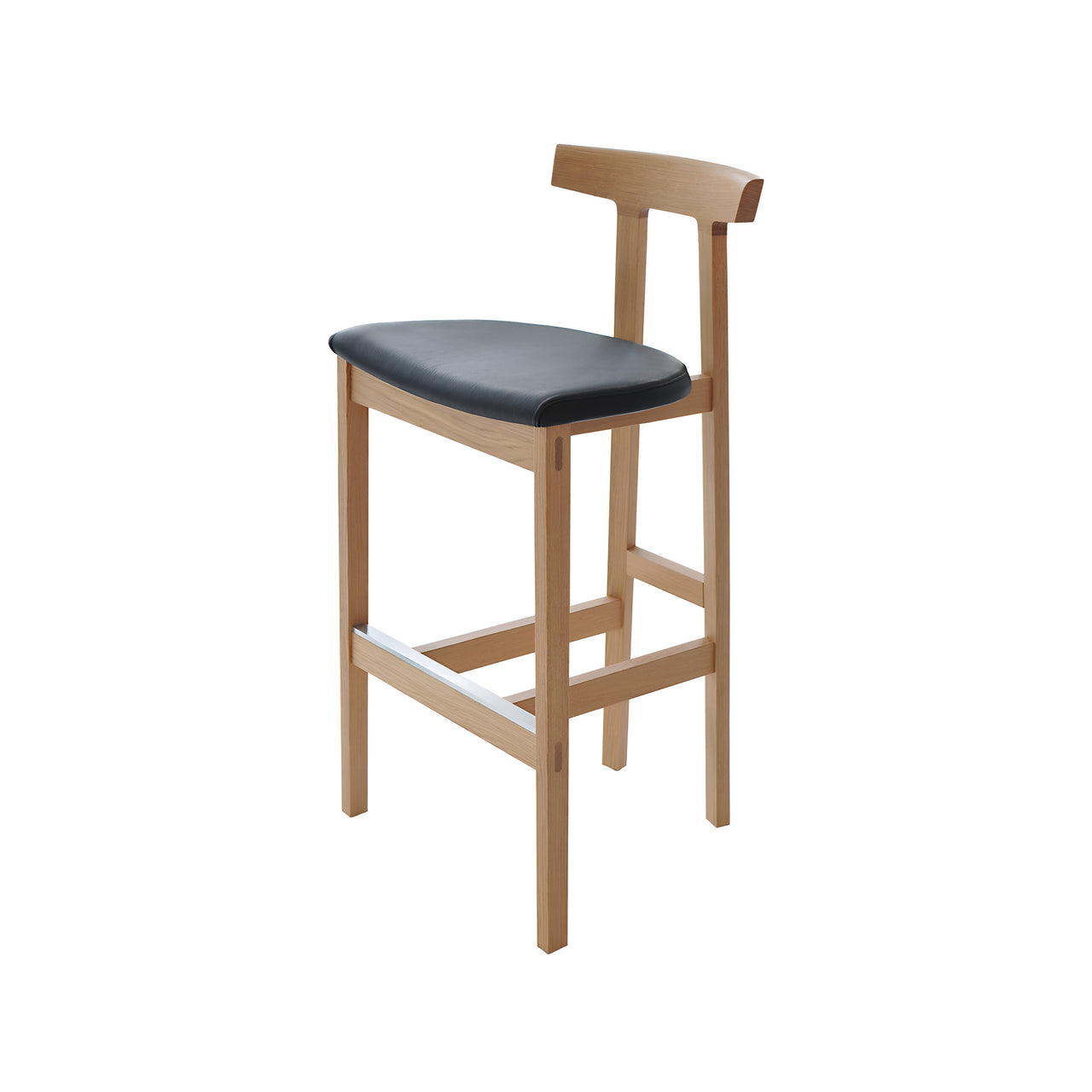 Torii Counter Stool: Oak + Stocked: House Leather 7150