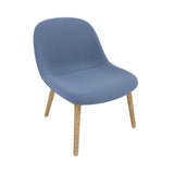 Fiber Lounge Chair: Wood Base + Upholstered + Oak