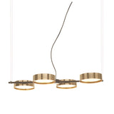 Berlin Suspension Light: Anodized Brass