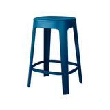 Ombra Bar + Counter Stool: Stacking + Counter + Blue