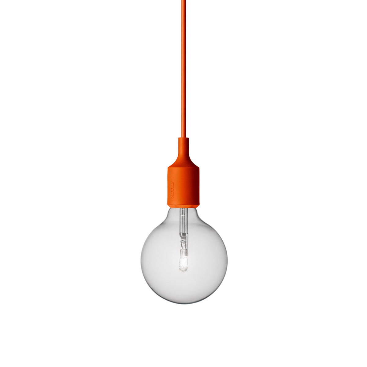 E27 Pendant Lamp: Orange