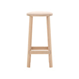 Archive Bar + Counter Stool with Seat Pad: Counter + Pure Oak + Greg Beige