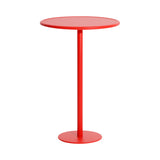 Week-End High Table: Round + Red