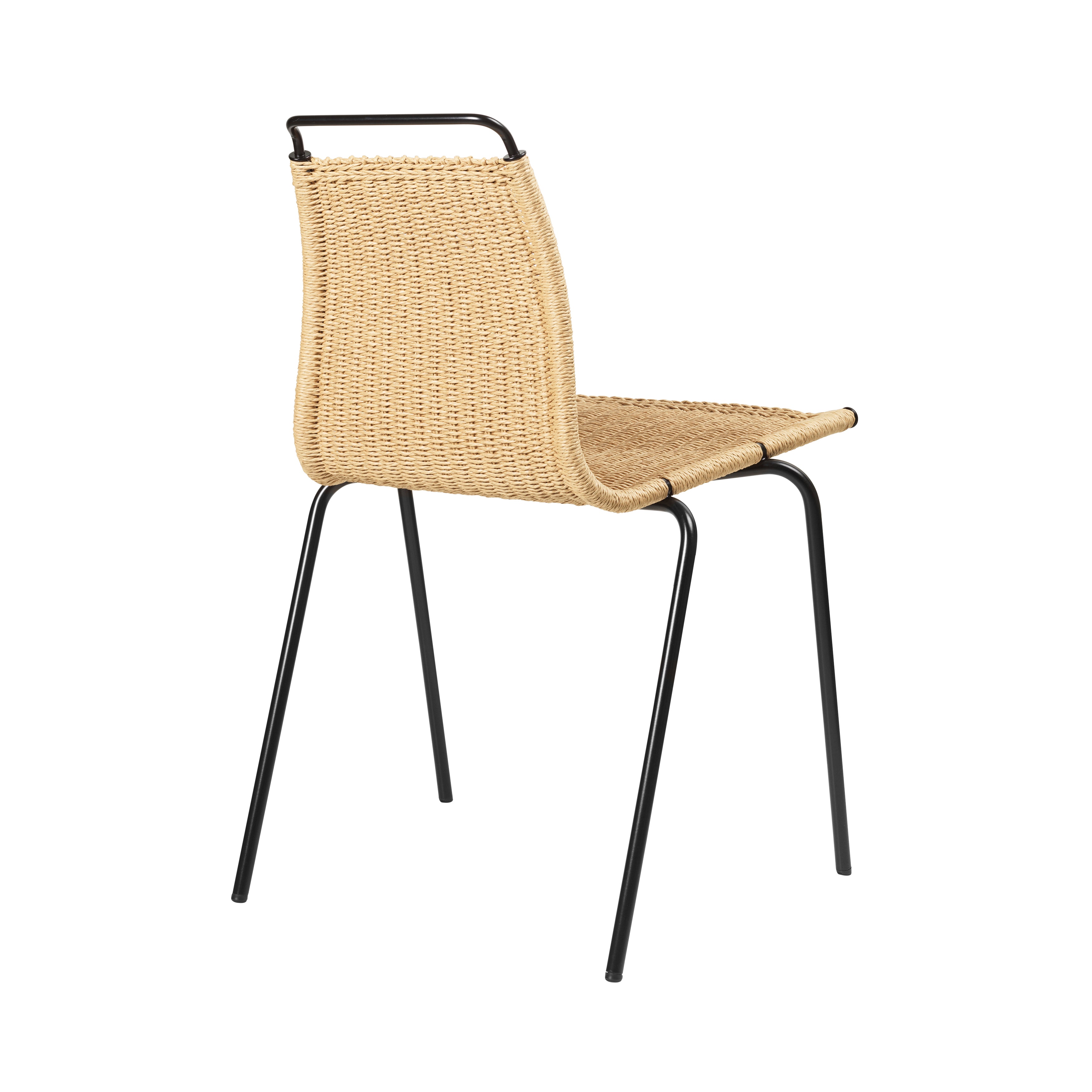 PK1 Chair: Black Powder-Coated Steel