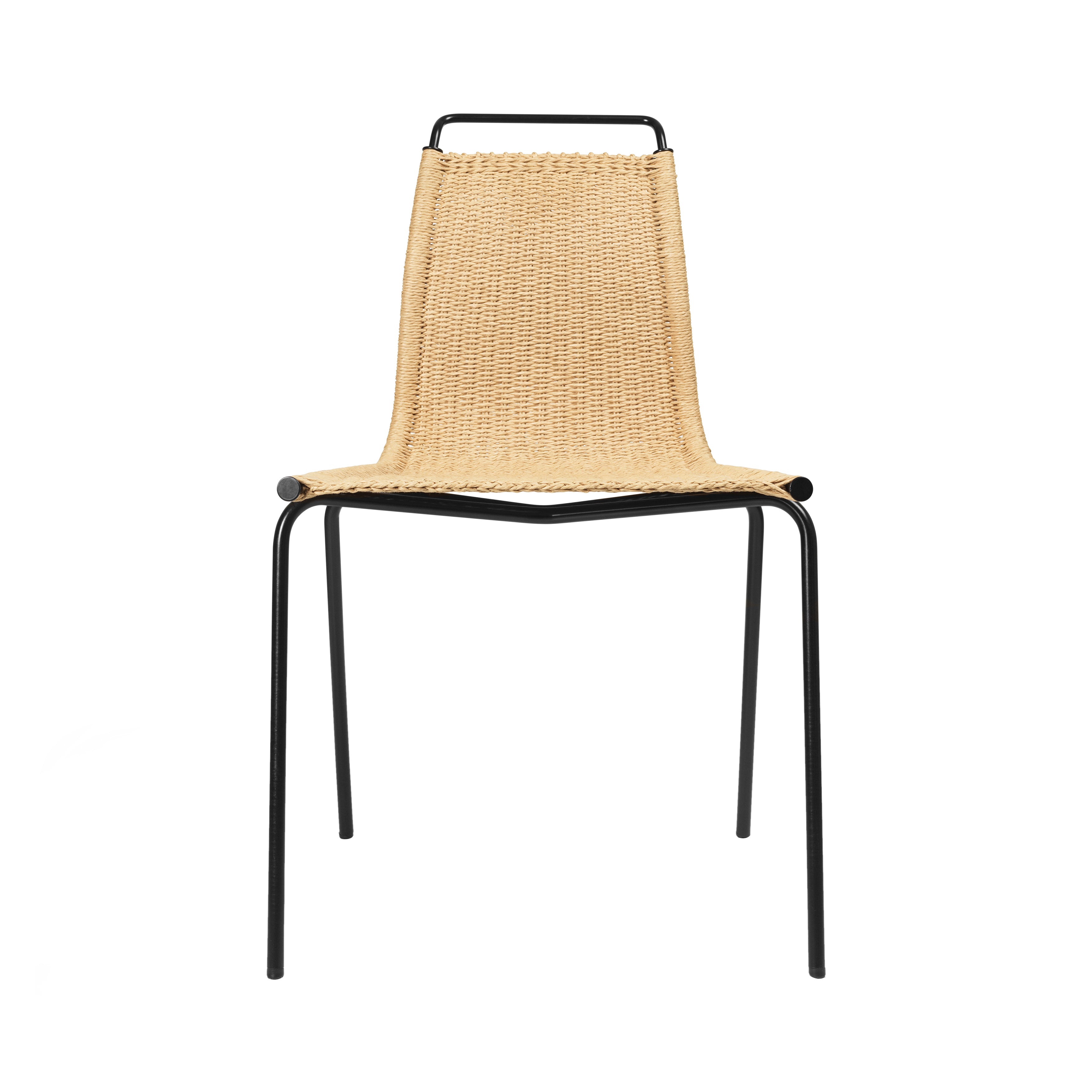 PK1 Chair: Black Powder-Coated Steel