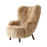 Petra Lounge Chair VB3: Oiled Walnut + Sheepskin Honey